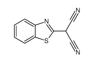Propanedinitrile, 2-benzothiazolyl- (9CI) Structure