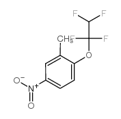 2-TETRAFLUOROETHOXY-5-NITROTOLUENE structure