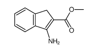 1H-Indene-2-carboxylicacid,3-amino-,methylester(9CI)结构式