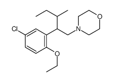 4-[2-(5-chloro-2-ethoxyphenyl)-3-methylpentyl]morpholine Structure