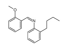 N-(2-butylphenyl)-1-(2-methoxyphenyl)methanimine结构式