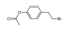 2-(4-acetoxyphenyl)ethyl bromide Structure