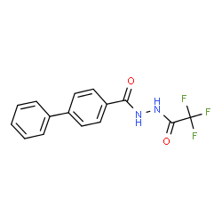 N'-(2,2,2-trifluoroacetyl)-4-biphenylcarbohydrazide结构式