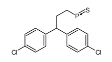 1-chloro-4-[1-(4-chlorophenyl)-3-thiophosphorosopropyl]benzene Structure