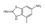 2,6-Benzothiazolediamine,4-methyl-(9CI)结构式