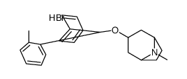 8-methyl-3-[(2-methylphenyl)-phenylmethoxy]-8-azabicyclo[3.2.1]octane,hydrobromide Structure