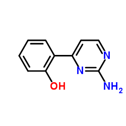 2-(2-AMINOPYRIMIDIN-4-YL)PHENOL Structure