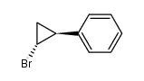 rac-(trans-2-bromocyclopropyl)benzene Structure