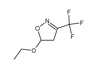 5-ethoxy-3-trifluoromethyl-4,5-dihydro-isoxazole结构式