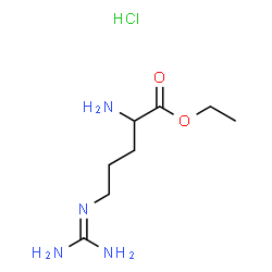 L-ARGININE ETHYLESTER MONOHYDROCHLORIDE结构式