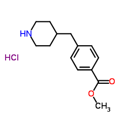 Methyl 4-(piperidin-4-ylmethyl)benzoate hydrochloride structure