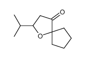 1-Oxaspiro[4.4]nonan-4-one, 2-isopropyl- Structure