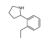 2-(2-ethylphenyl)pyrrolidine结构式