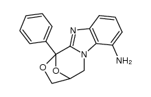 1-phenyl-1,3,4,5-tetrahydro-1,4-epoxybenzo[4,5]imidazo[2,1-c][1,4]oxazepin-7-amine结构式