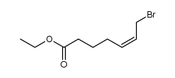 ethyl (Z)-7-bromohept-5-enoate结构式