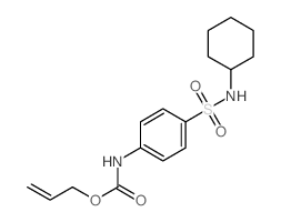 prop-2-enyl N-[4-(cyclohexylsulfamoyl)phenyl]carbamate picture