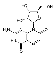 2-amino-8-β-D-ribofuranosyl-3H,8H-pteridine-4,7-dione Structure