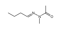 N'-butylidene-N-methylacetohydrazide Structure