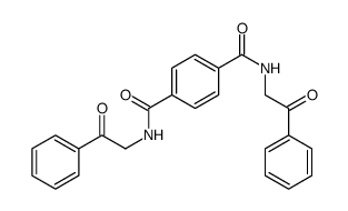 N,N'-Bis(2-oxo-2-phenylethyl)-1,4-benzenedicarboxamide结构式