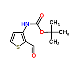 N-Boc-3-amino-2-formylthiophene structure