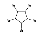 1,2,3,4,5-pentabromocyclopentane Structure