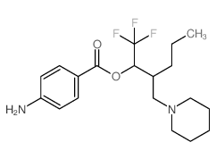 [1,1,1-trifluoro-3-(1-piperidylmethyl)hexan-2-yl] 4-aminobenzoate picture