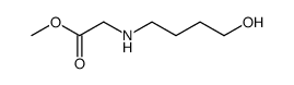 Glycine, N-(4-hydroxybutyl)-, methyl ester (9CI)结构式