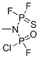 [Methyl(chlorofluorophosphinyl)amino]difluorophosphine sulfide结构式