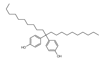 4-[11-(4-hydroxyphenyl)henicosan-11-yl]phenol结构式