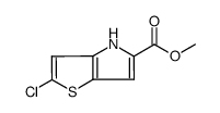 methyl 2-chloro-4H-thieno[3,2-b]pyrrole-5-carboxylate Structure