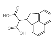 2-acenaphthen-1-ylpropanedioic acid structure