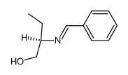 (2R)-2-[N-(benzylideneamino)]-3-methylpropan-1-ol结构式