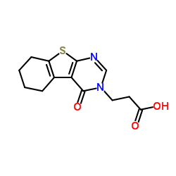 3-(4-Oxo-5,6,7,8-tetrahydro[1]benzothieno[2,3-d]pyrimidin-3(4H)-yl)propanoic acid图片