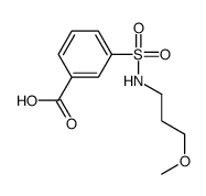 3-(N-(3-METHOXYPROPYL)SULFAMOYL)BENZOIC ACID Structure