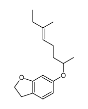 6-(6-methyloct-5-en-2-yloxy)-2,3-dihydro-1-benzofuran Structure