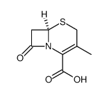 3-methyl-8-oxo-5-thia-1-azabicyclo[4.2.0]oct-2-ene-2-carboxylic acid结构式
