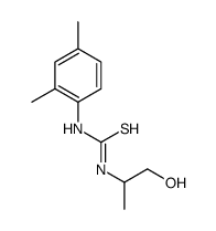 1-(2,4-dimethylphenyl)-3-(1-hydroxypropan-2-yl)thiourea结构式