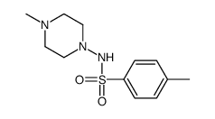 4-methyl-N-(4-methylpiperazin-1-yl)benzenesulfonamide Structure