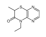 4-ethyl-2-methylpyrazino[2,3-b][1,4]thiazin-3-one结构式