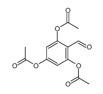 (3,5-diacetyloxy-4-formylphenyl) acetate结构式