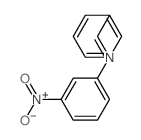 Benzenamine,3-nitro-N-(phenylmethylene)- Structure