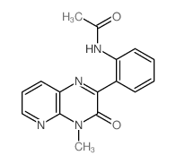 N-[2-(10-methyl-9-oxo-2,7,10-triazabicyclo[4.4.0]deca-2,4,7,11-tetraen-8-yl)phenyl]acetamide结构式