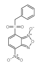 2-benzylsulfonyl-5-nitro-9-oxido-8-oxa-7-aza-9-azoniabicyclo[4.3.0]nona-2,4,6,9-tetraene Structure