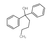 1,1-diphenylpentan-1-ol structure