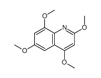 2,4,6,8-tetramethoxyquinoline结构式