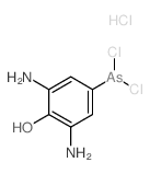2,6-diamino-4-dichloroarsanyl-phenol结构式