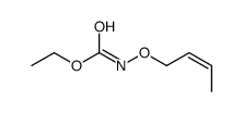 ethyl N-but-2-enoxycarbamate结构式