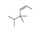 Trimethyl-2-hexene, 4,4,5-结构式