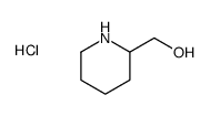 piperidin-2-ylmethanol,hydrochloride结构式