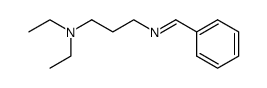 N,N-diethyl-N'-benzylidene-propanediyldiamine结构式